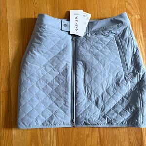 Athleta Gray Quilted Skirt